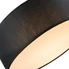 Deckenleuchte Schwarz 40 cm inkl  LED Drum LED Produktbild-Vorschau 4
