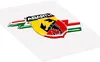 Abarth 3D Aufkleber Offizielle Schild Italien Blitz, Größe Produktbild-Vorschau 2