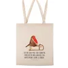 Mr. & Mrs. Panda Tote Bag Rotkehlchen Schlitten - Produktbild-Vorschau 3