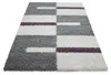 Carpetsale24 Teppich Hochflor Shaggy Kariert Design Teppich Produktbild-Vorschau 2