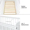 Baby-Delux Babybett Kinderbett 2in1 Princess Motiv 120x60 Produktbild-Vorschau 4