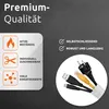 Marketing image showing cable management features and product applications. Produktbild-Vorschau