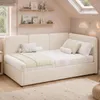 Flieks Hydraulisches Schlafsofa 90x200cm mit Stauraum, Produktbild-Vorschau 2
