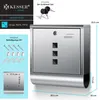 KESSER® Briefkasten Edelstahl mit Zeitungsfach inkl. 3x Produktbild-Vorschau 7