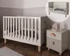 ZEE 2in1 Babybett LOFT 120x60 Kaschmir Kinderbett Produktbild-Vorschau 1