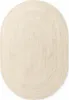 160x230 ovale cm Pièce tapis Jute Tressé 106007 Ivoire Voir les images du produit 1