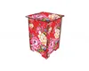 Werkhaus Photohocker Bunte Blumen 42 cm sh-8103 Produktbild-Vorschau 2