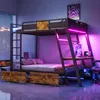 Letto a castello Flieks 90x200 cm con scrivania e funzione Anteprima dell’immagine prodotto 1