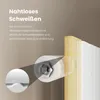 A diagram illustrating the seamless welding technology of a radiator, with a close-up view of the joint. Náhled obrázku produktu