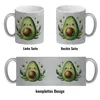 Avocado Glitzer-Kaffeebecher Produktbild-Vorschau 4
