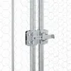 vidaXL Hühnerkäfig Silbern 200x100x190 cm Verzinkter Stahl Produktbild-Vorschau 8