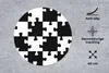 MuchoWow® Mauspad Mousepad Puzzle - Schach - Muster 40x40 Produktbild-Vorschau 2