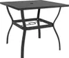 vidaXL Záhradný stôl antracit 81,5x81,5x72 cm Oceľ Náhľad obrázku produktu 5