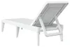 vidaXL Sonnenliege Weiß 186x60x29 cm PP Produktbild-Vorschau 6