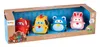 A set of four cartoon animal cars in a cardboard display box. Produktbild-Vorschau