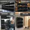 ALL Premium Reifenregal 200x150x40cm schwarz – stabiles Produktbild-Vorschau 5
