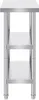 SucceBuy 14 x 24 x 34 palcov nerezový pracovný stôl na Náhľad obrázku produktu 1