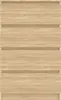 Close-up of a wooden dresser with four drawers. Anteprima dell’immagine prodotto