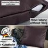 Dekokissen 50x50cm ohne Füllung KUMO atmungsaktive Produktbild-Vorschau 2
