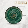 Wilmax Untertasse 15 cm Grün Porzellan WL-669536/B Produktbild-Vorschau 3