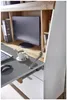 SECRET - Sekretär Weiß mit Eiche Altholz mit Platz für einen Monitor Produktbild-Vorschau