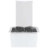 vidaXL Gartenbrunnen mit Pumpe Edelstahl 76 cm Dreieckig Produktbild-Vorschau 4