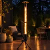 ZMH Stufa a pellet autoportante 6KW nero 167cm tubo vetro Anteprima dell’immagine prodotto 1