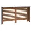vidaXL Panele grzejnikowe antracyt 152x19x81,5 cm MDF Podgląd zdjęcia produktu 5