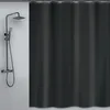 Duschvorhang MSV Textil 120 x 200 cm schwarz Produktbild-Vorschau 4