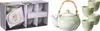 Thee-set van keramiek met theepot en 4 kopjes – lichtgroen, Productafbeelding-voorbeeld 5