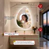 WISFOR Asymetrické LED zrcadlo do koupelny, 50x70 cm, s Náhled obrázku produktu 8
