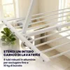 Stendino da soffitto Foxydry Mini 128 cm regolabile in Anteprima dell’immagine prodotto 7