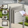 Sistema di cassette per le lettere Wiltec 3 in acciaio inox Anteprima dell’immagine prodotto 10