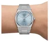 Damenuhr Tissot PRX 25mm T137.010.11.351.00, Silberblau Produktbild-Vorschau 12