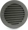 A round, gray ventilation grille with horizontal slats, shown against a white background. Produktbild-Vorschau