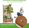 COSTWAY Květinový truhlík s mříží, dřevěný truhlík na Náhled obrázku produktu 6