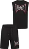 Herren ärmelloses T-Shirt & Shorts Set normale Passform Produktbild-Vorschau 2