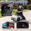 COSTWAY Voiture à pédales Police, véhicule à pédales avec Voir les images du produit 5