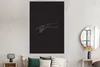 MuchoWow® Poster Strichzeichnung - Hand - Schwarz - Weiß Produktbild-Vorschau 4