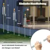 UISEBRT Set de 6 torches de jardin pour l'extérieur Acier Voir les images du produit 4