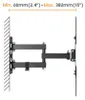 Brateck LPA68-443 Ausziehbare Halterung für TV 23"-55" 30kg Produktbild-Vorschau 3