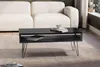 FineBuy Couchtisch Mango Massivholz schwarz 100x50 cm · Produktbild-Vorschau 2