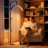 Lampada da Terra LED con Testa a Mezza Luna Anteprima dell’immagine prodotto 7