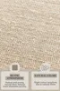 190x280 cm Tappeto Bouclé Jute 105973 Avorio Bianco Anteprima dell’immagine prodotto 10