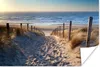MuchoWow® Poster Sand - Strand - Düne - Meer - Sommer Produktbild-Vorschau 1