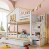 Flieks Etagenbett 90x200cm mit Ausziehbett, Kinderbett Produktbild-Vorschau 1