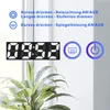 Badspiegel Led und Uhr 100x70 cm touch Kaltweiß Produktbild-Vorschau 6