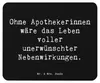 Mr. & Mrs. Panda Mauspad Spruch Apothekerin Nebenwirkung - Produktbild-Vorschau 1