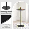 COSTWAY Tavolino alto Ø 60 cm, 2 in 1: tavolo da bar e Anteprima dell’immagine prodotto 5
