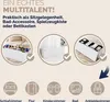 CASARIA® Sitzbank mit Stauraum Faltbar Weiß 115x40x40cm Produktbild-Vorschau 5